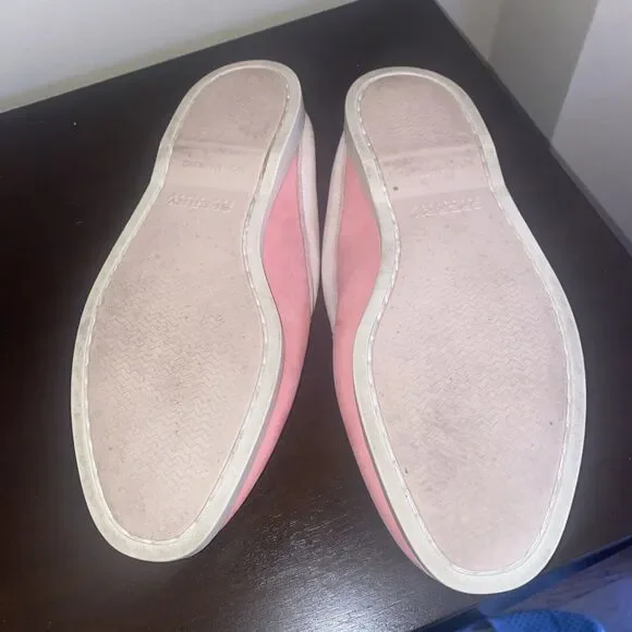 Sperry Top-Sider Pink Leather Suede Slides/Loafers - 9M Dolphin Shell Starfish - Picture 7 of 8